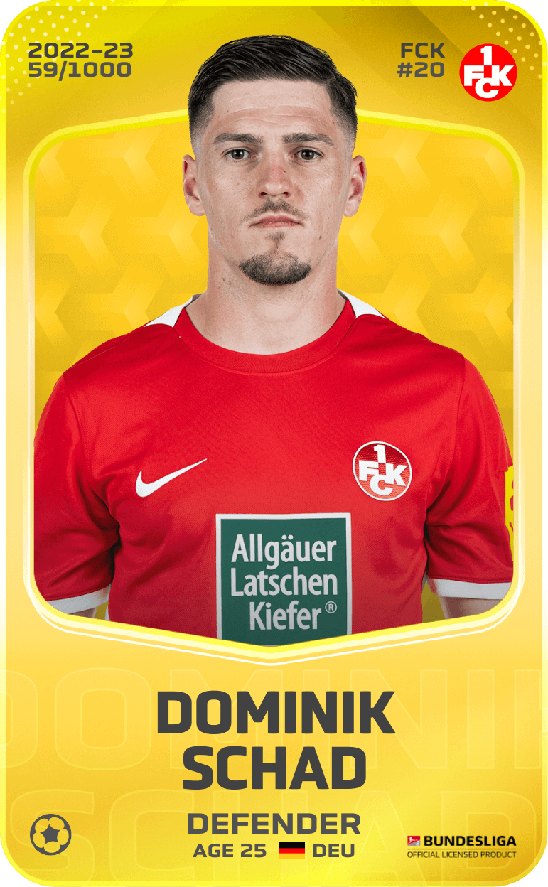 Dominik Schad 2022-23 • Limited 59/1000