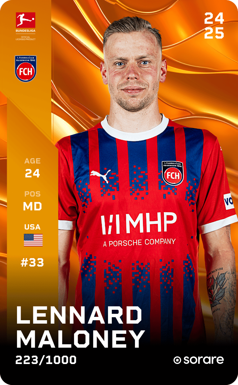 Lennard Maloney 2024-25 • Limited 223/1000