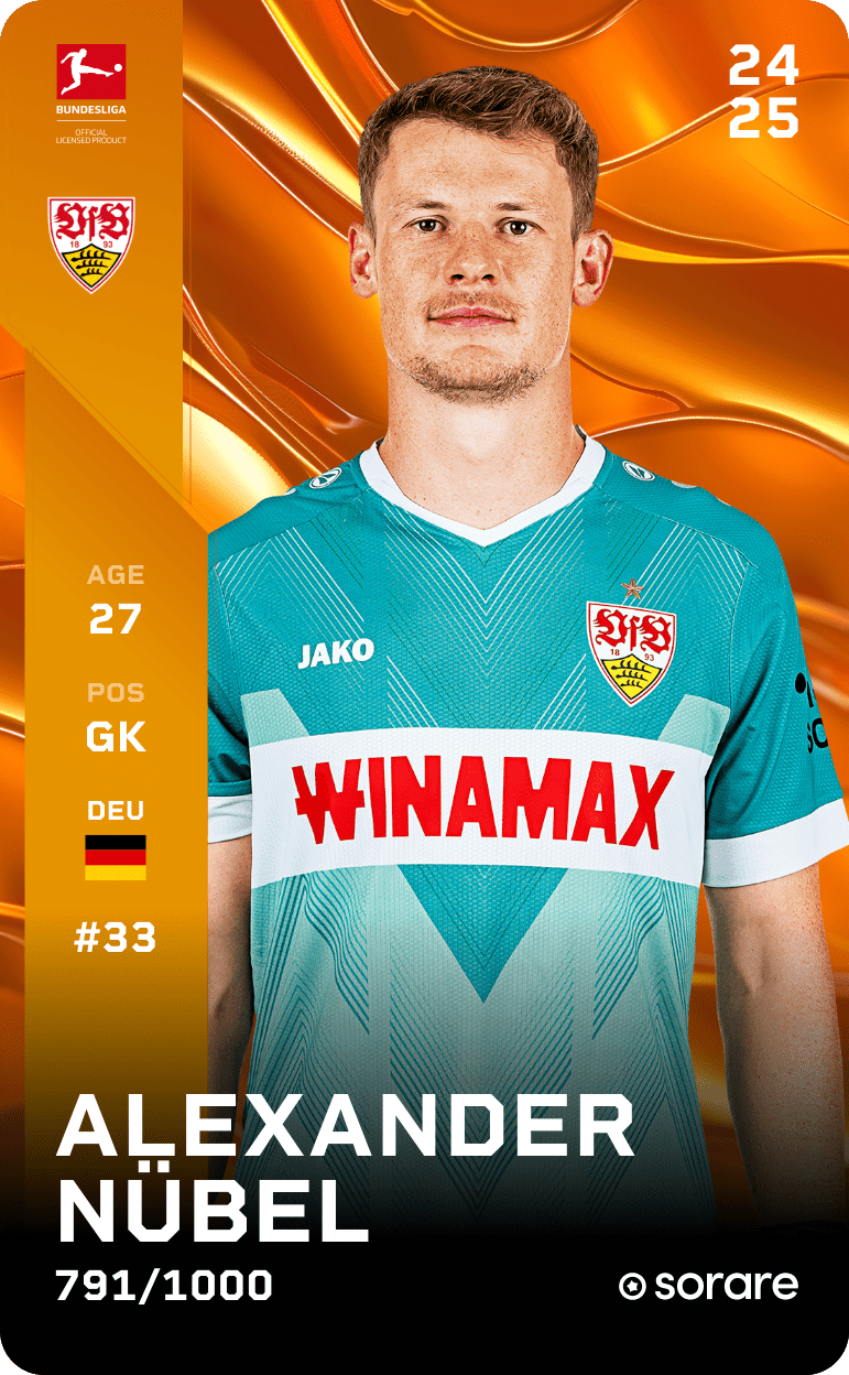 Alexander Nübel 2024-25 • Limited 791/1000