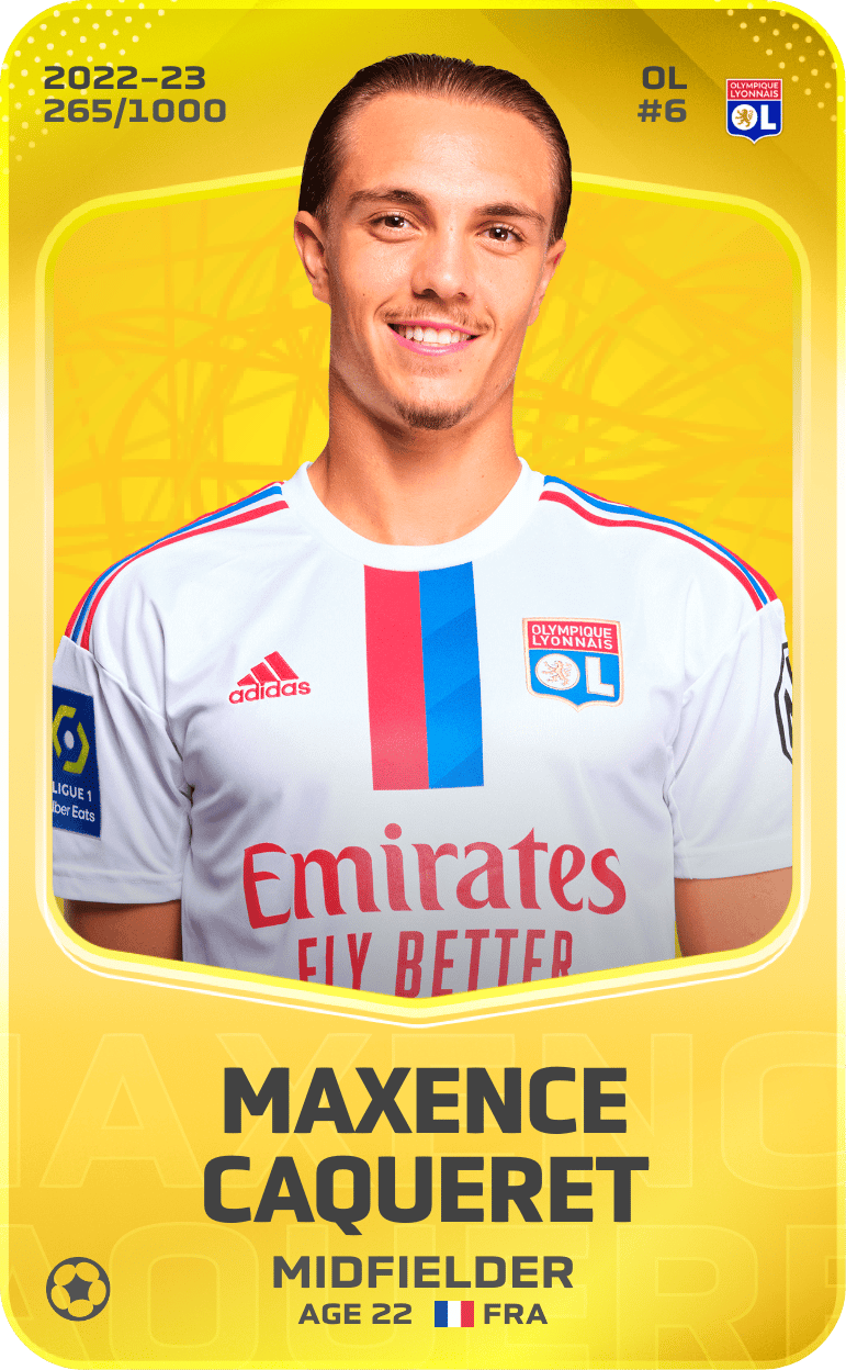 Maxence Caqueret 2022-23 • Limited 265/1000