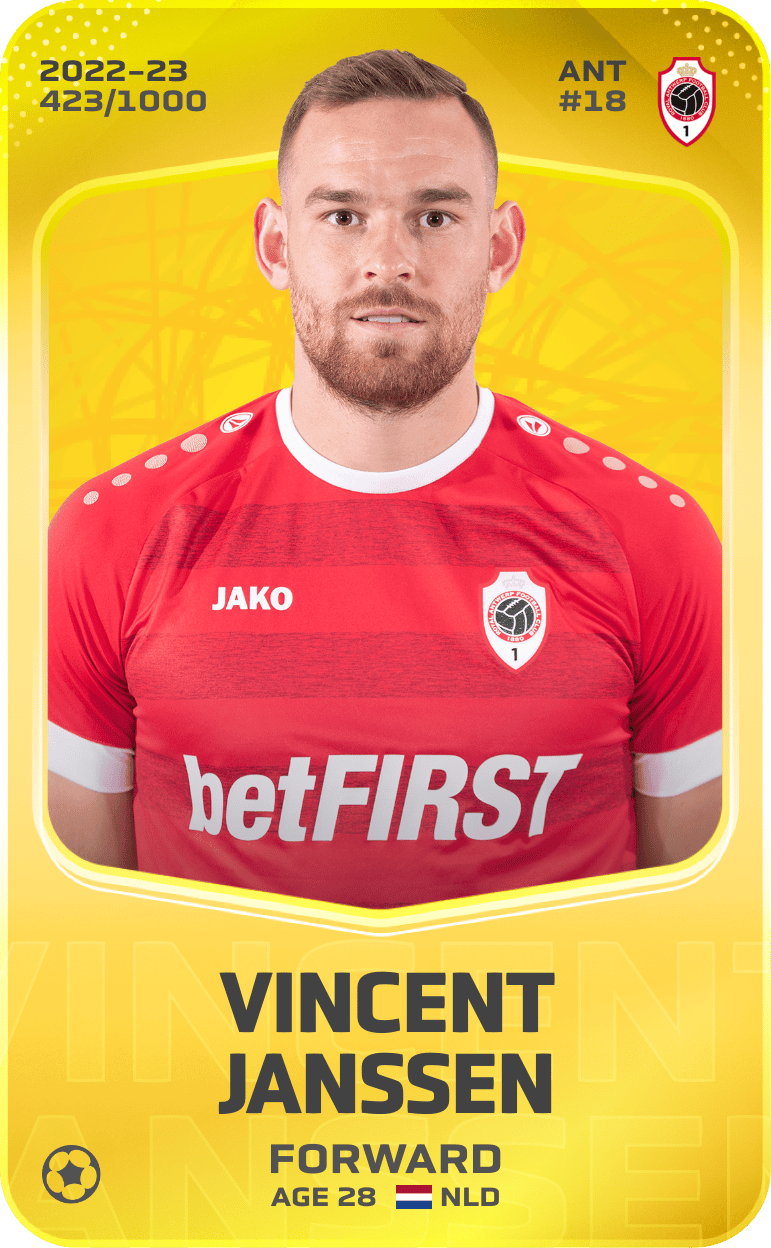 Vincent Janssen 2022-23 • Limited 423/1000