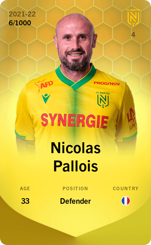 Nicolas Pallois 2021-22 • Limited 6/1000