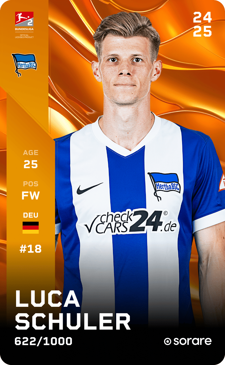 Luca Schuler 2024-25 • Limited 622/1000