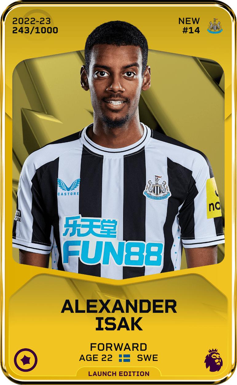 Alexander Isak 2022-23 • Limited 243/1000
