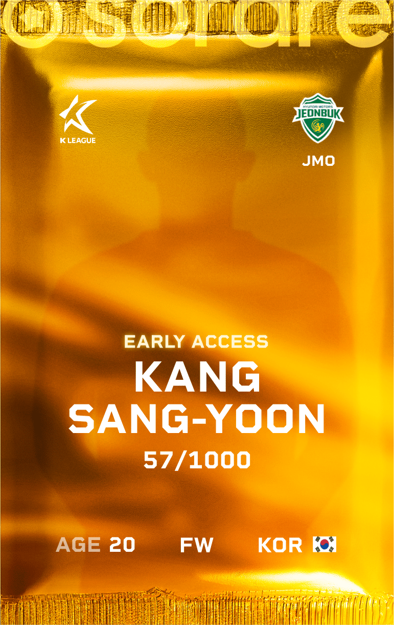 Kang Sang-Yoon 2025-26 • Limited 57/1000