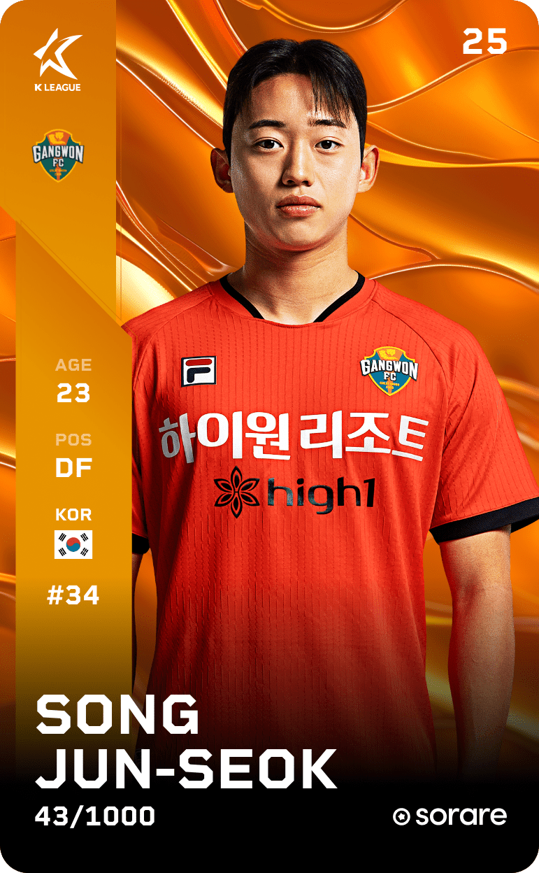Song Jun-Seok 2025-26 • Limited 43/1000