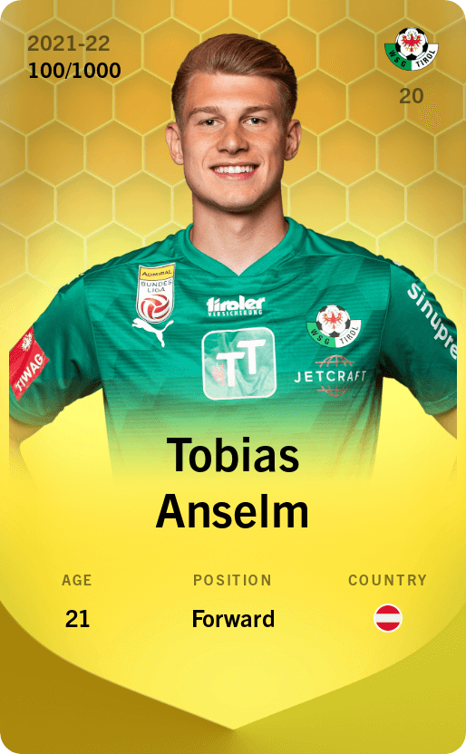Tobias Anselm 2021-22 • Limited 100/1000