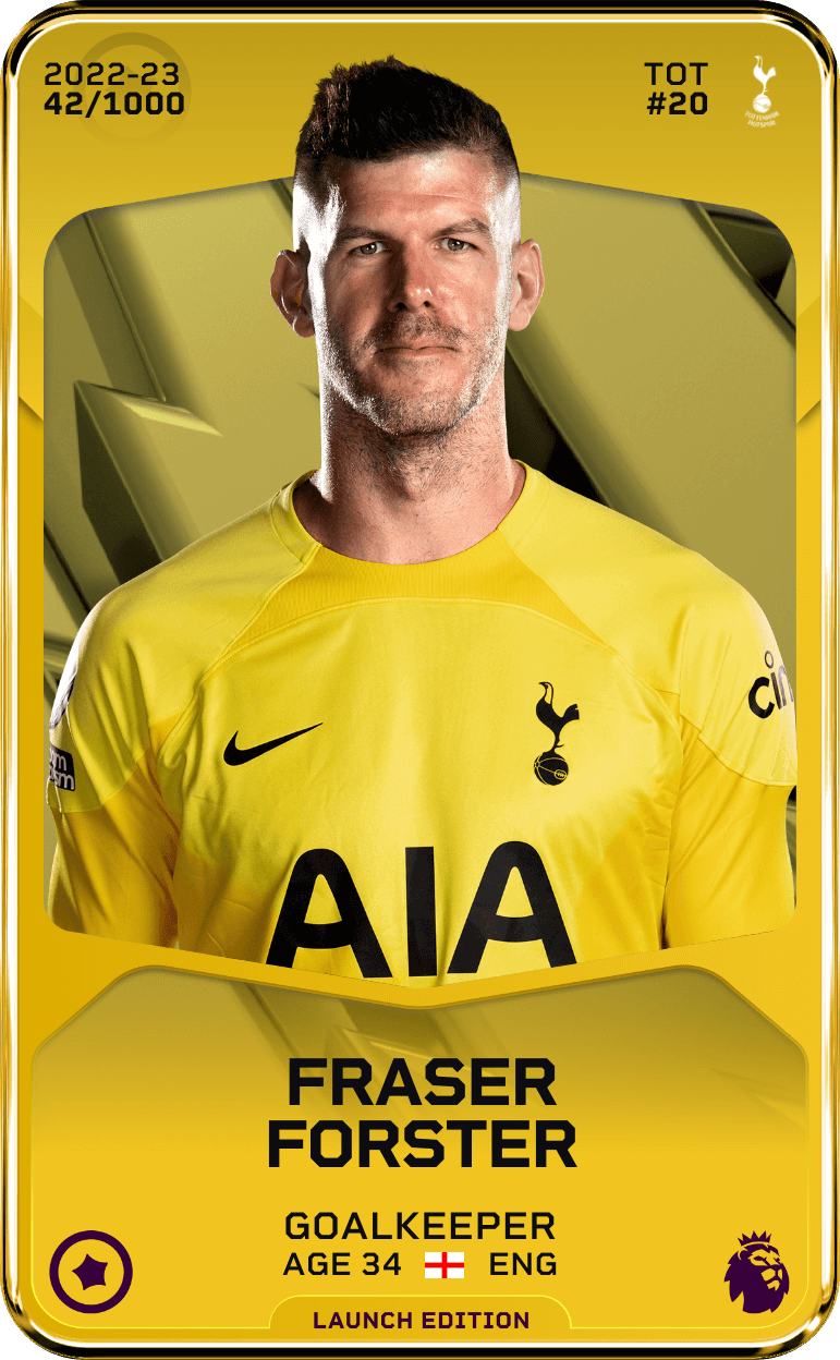 Fraser Forster 2022-23 • Limited 42/1000