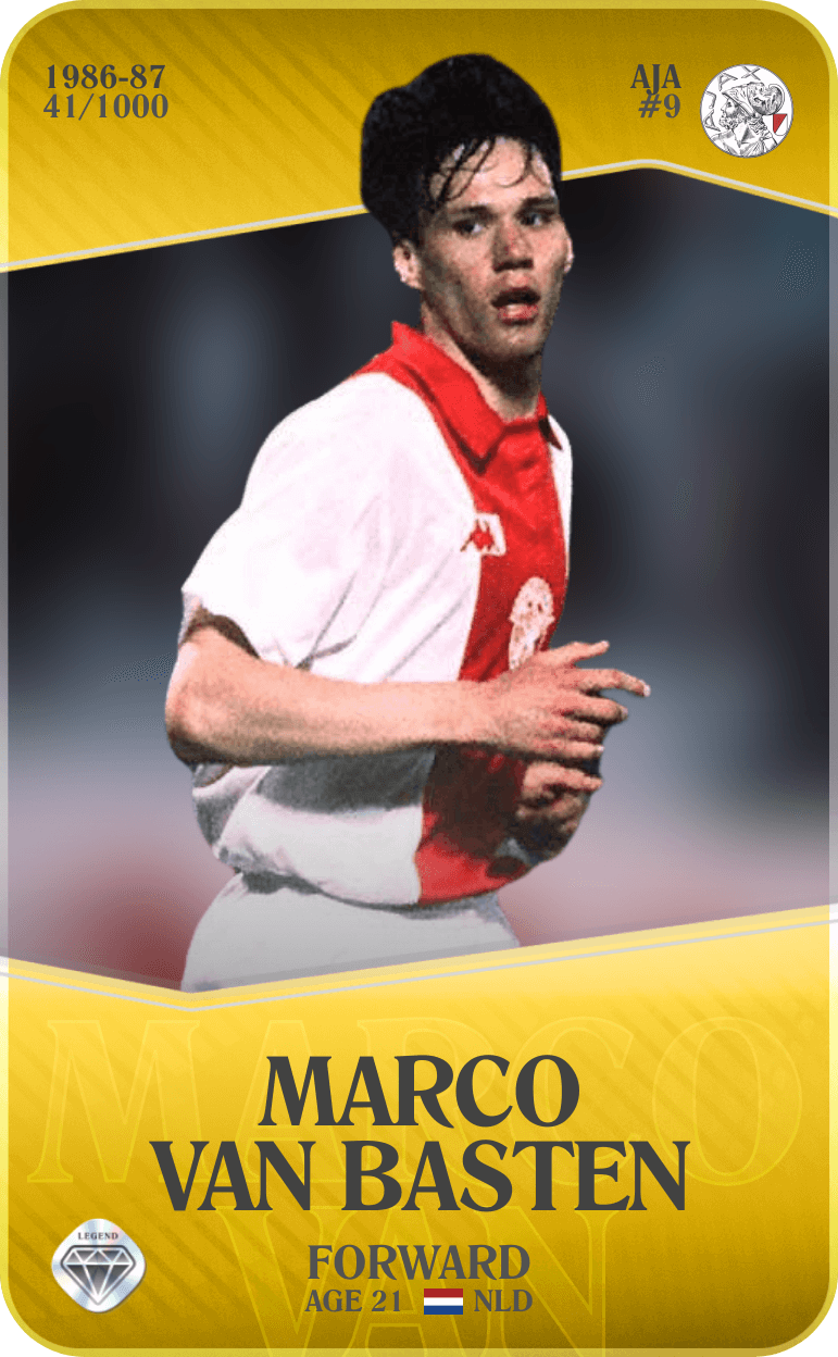 Marco van Basten 1986-87 • Limited 41/1000