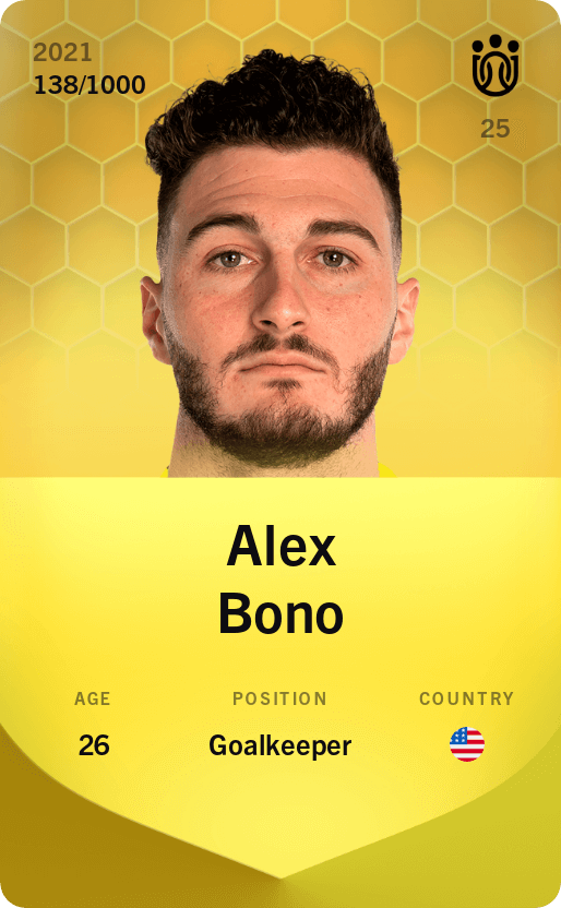 Alex Bono 2021-22 • Limited 138/1000