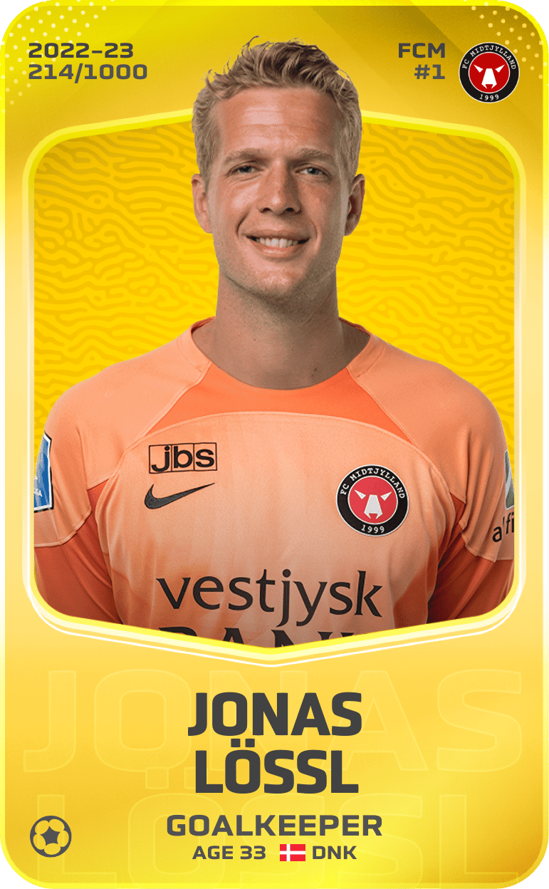 Jonas Lössl 2022-23 • Limited 214/1000