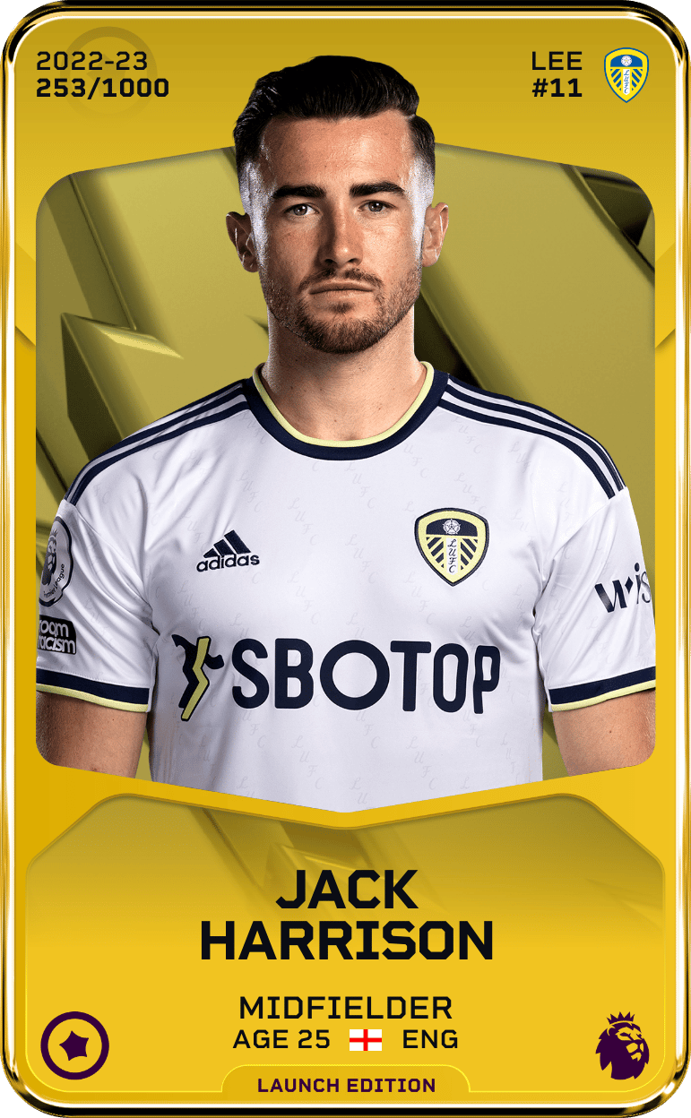 Jack Harrison 2022-23 • Limited 253/1000