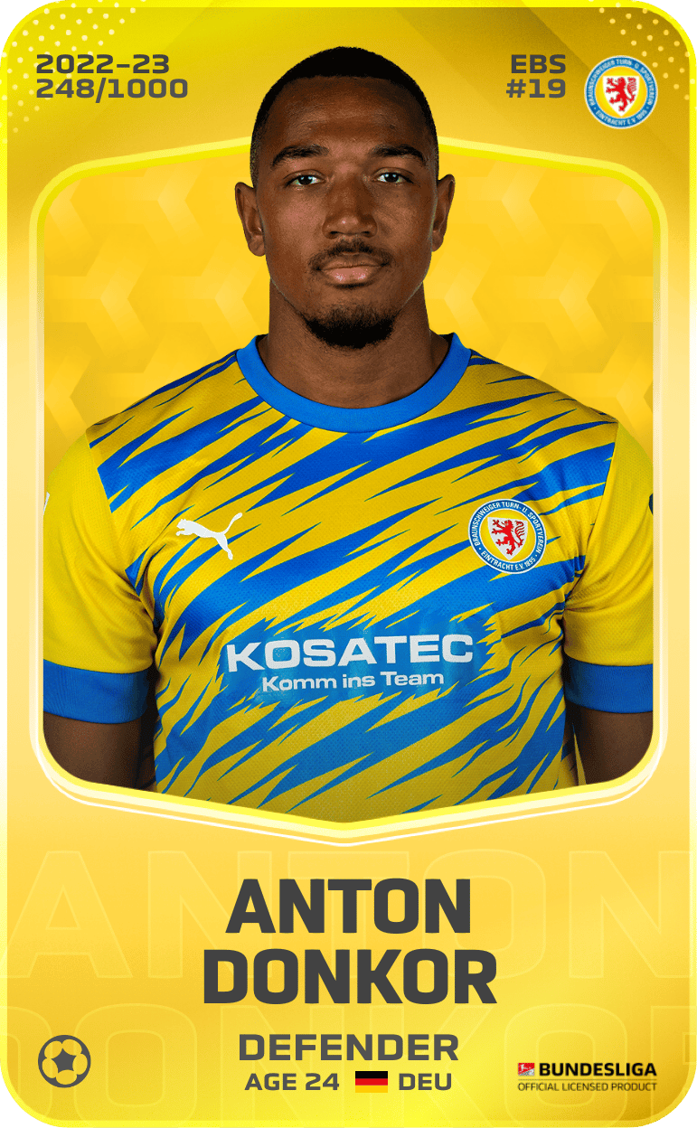 Anton Donkor 2022-23 • Limited 248/1000