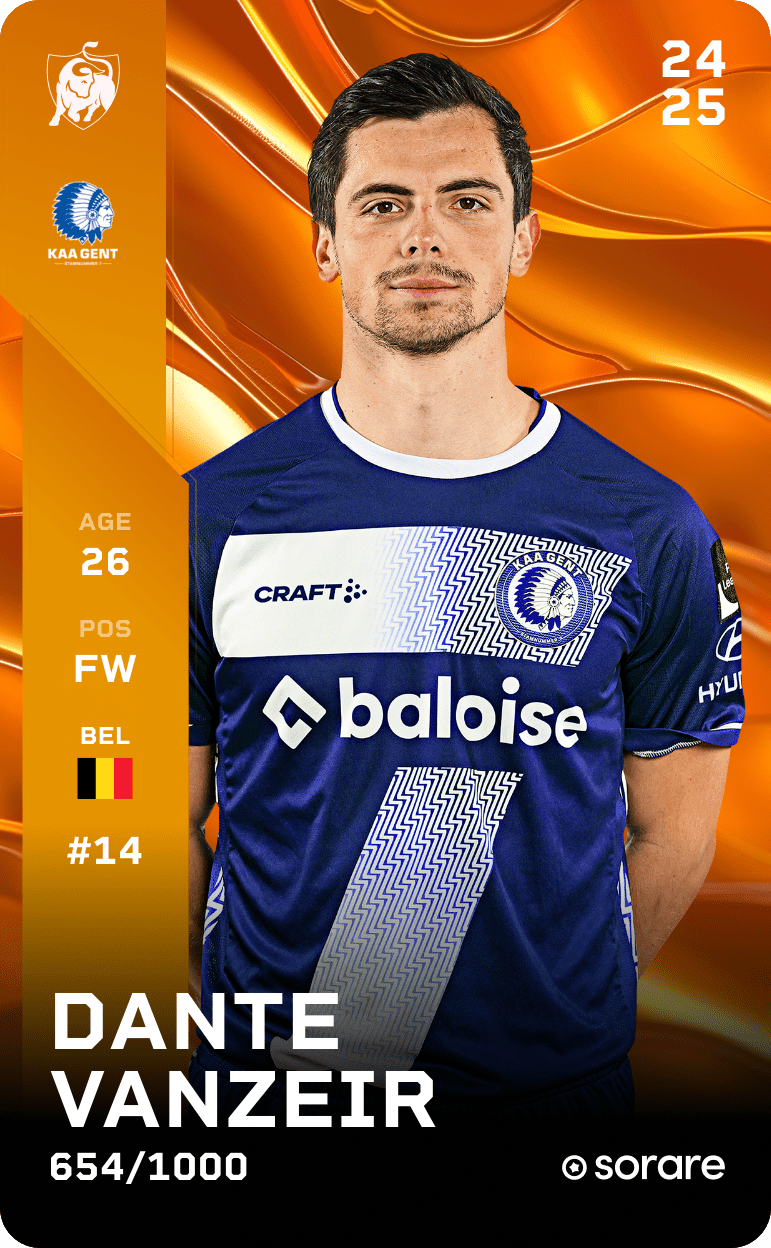 Dante Vanzeir 2024-25 • Limited 654/1000