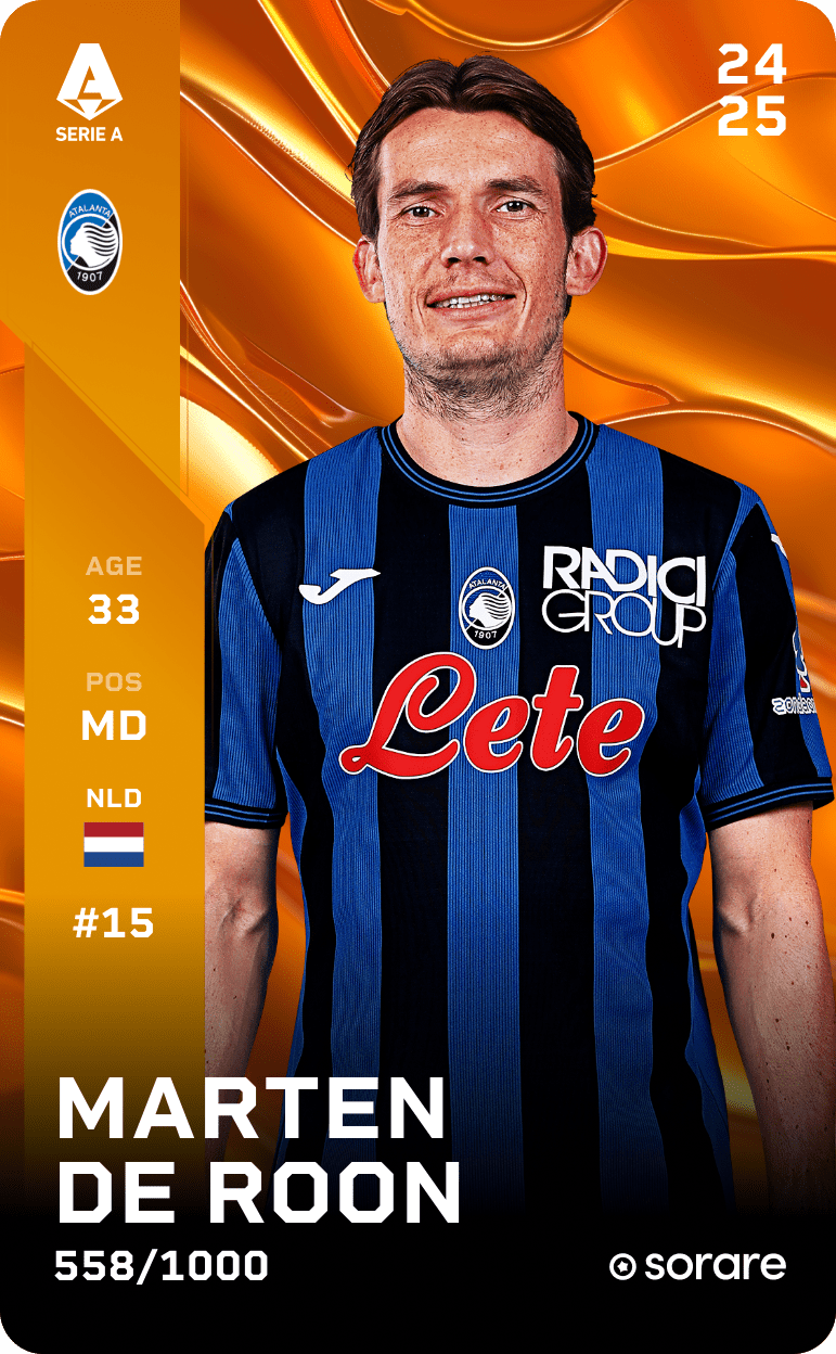 Marten de Roon 2024-25 • Limited 558/1000