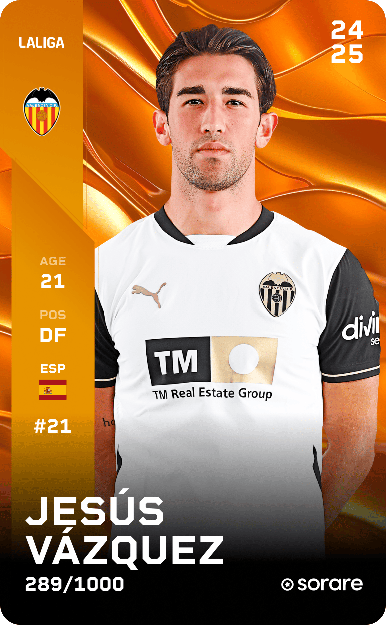 Jesús Vázquez 2024-25 • Limited 289/1000
