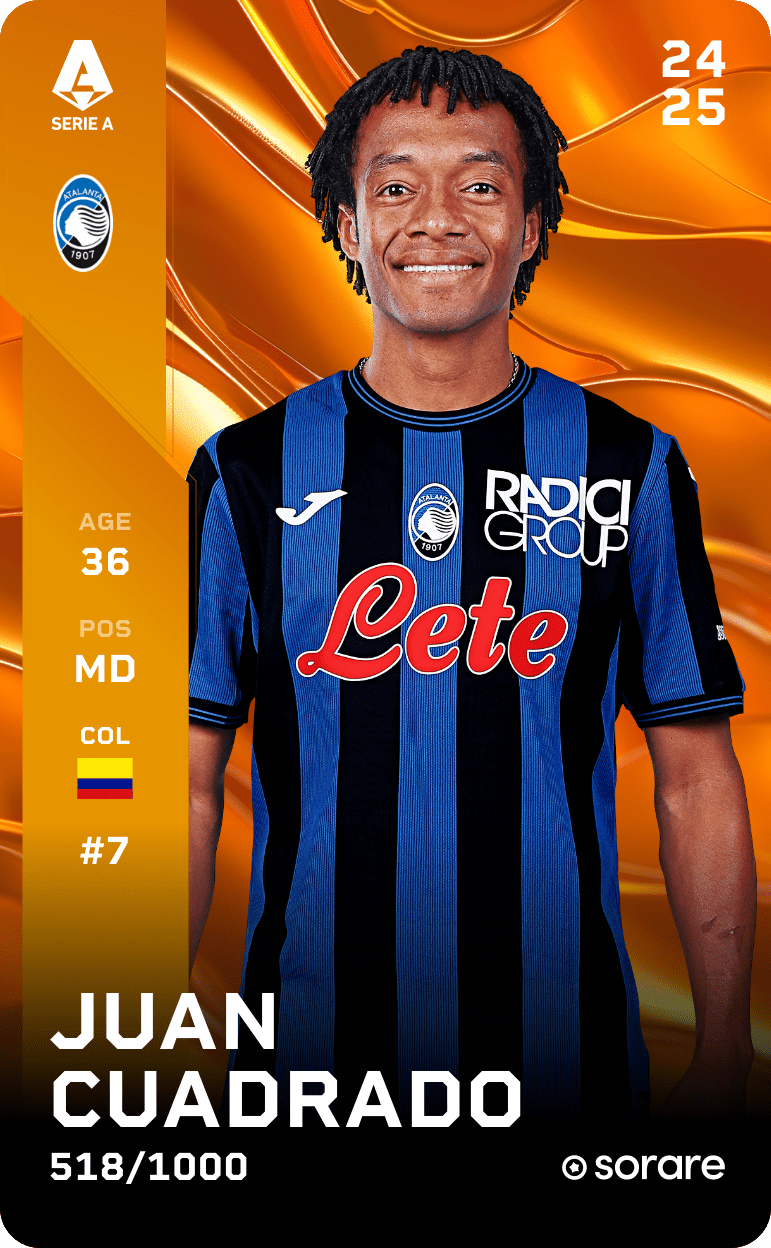 Juan Cuadrado 2024-25 • Limited 518/1000