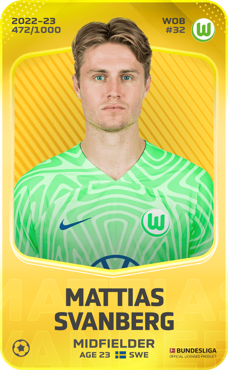 Mattias Svanberg 2022-23 • Limited 472/1000