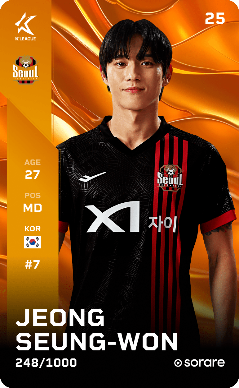 Jeong Seung-Won 2025-26 • Limited 248/1000