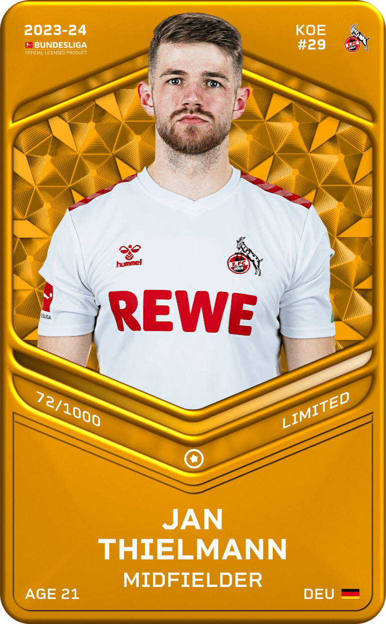 Jan Thielmann 2023-24 • Limited 72/1000