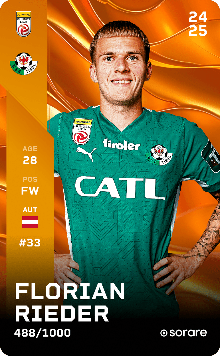 Florian Rieder 2024-25 • Limited 488/1000
