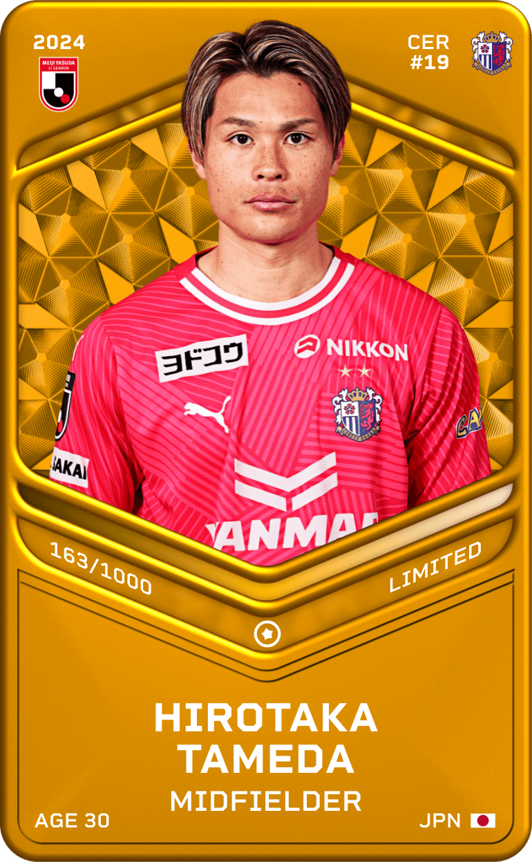 Hirotaka Tameda 2024-25 • Limited 163/1000