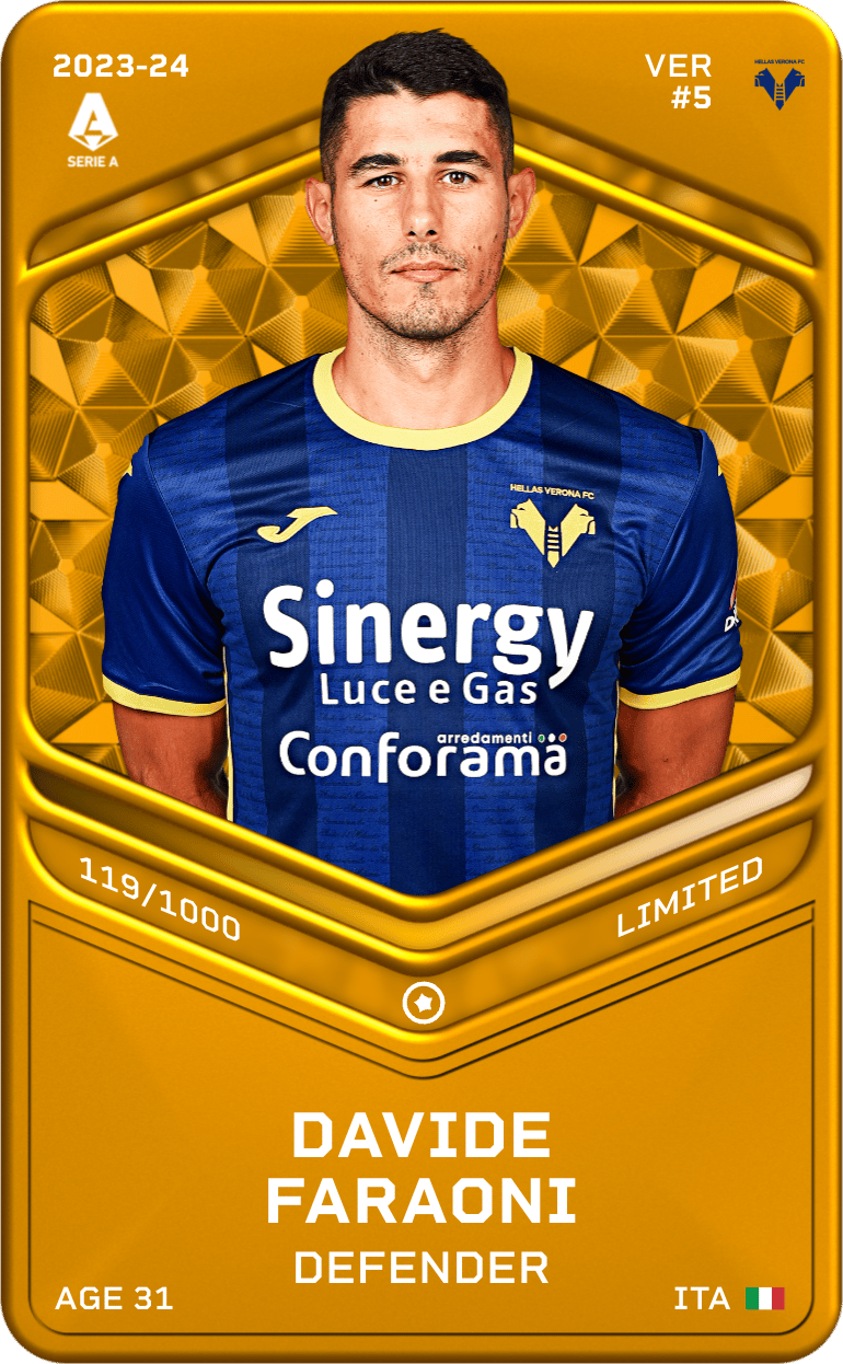 Davide Faraoni 2023-24 • Limited 119/1000