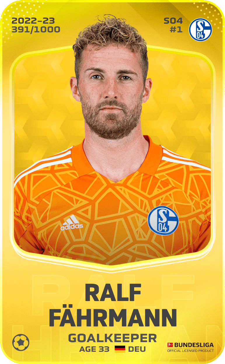 Ralf Fährmann 2022-23 • Limited 391/1000