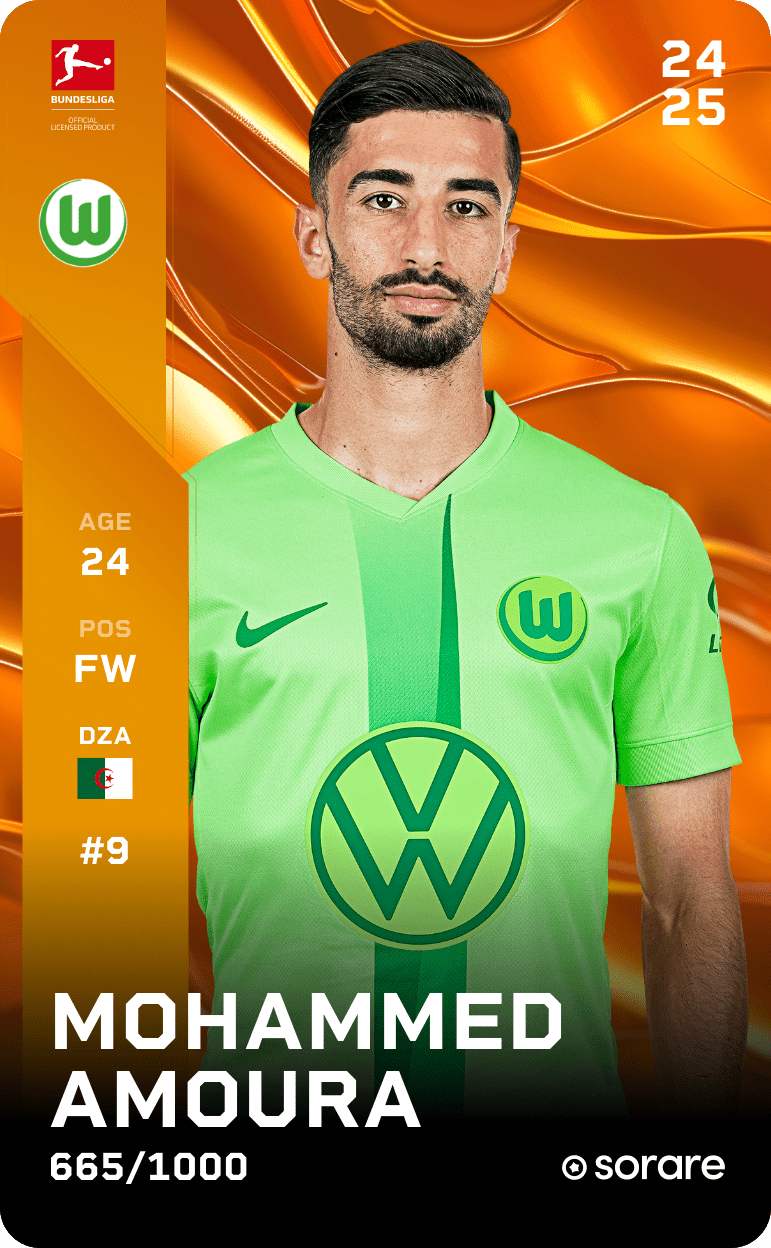 Mohammed Amoura 2024-25 • Limited 665/1000