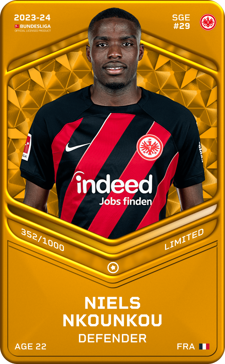 Niels Nkounkou 2023-24 • Limited 352/1000