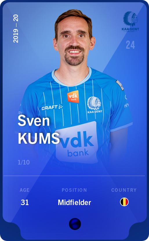 Sorare - Sorare Official - Sven Kums 2019-20 • Super Rare 1/10 - NFT # 77758833447706261505077553682452449211206872582711341992153099298069291567554