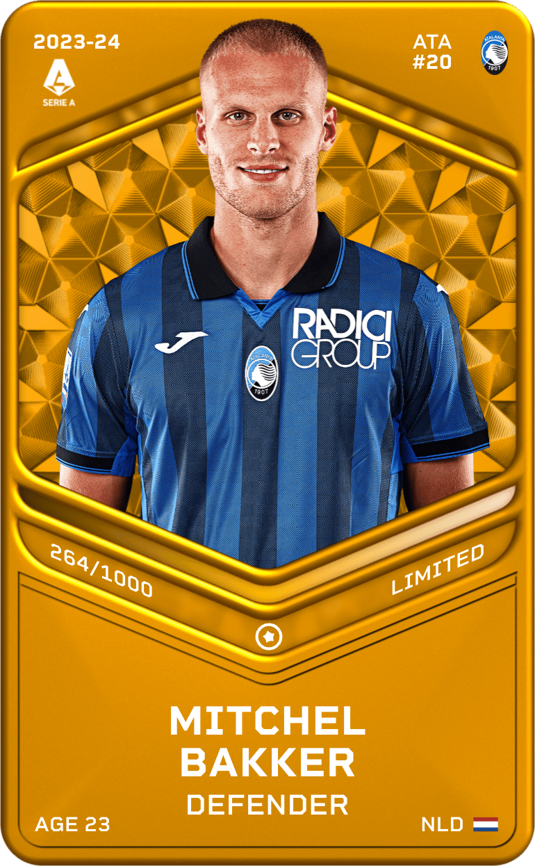 Mitchel Bakker 2023-24 • Limited 264/1000