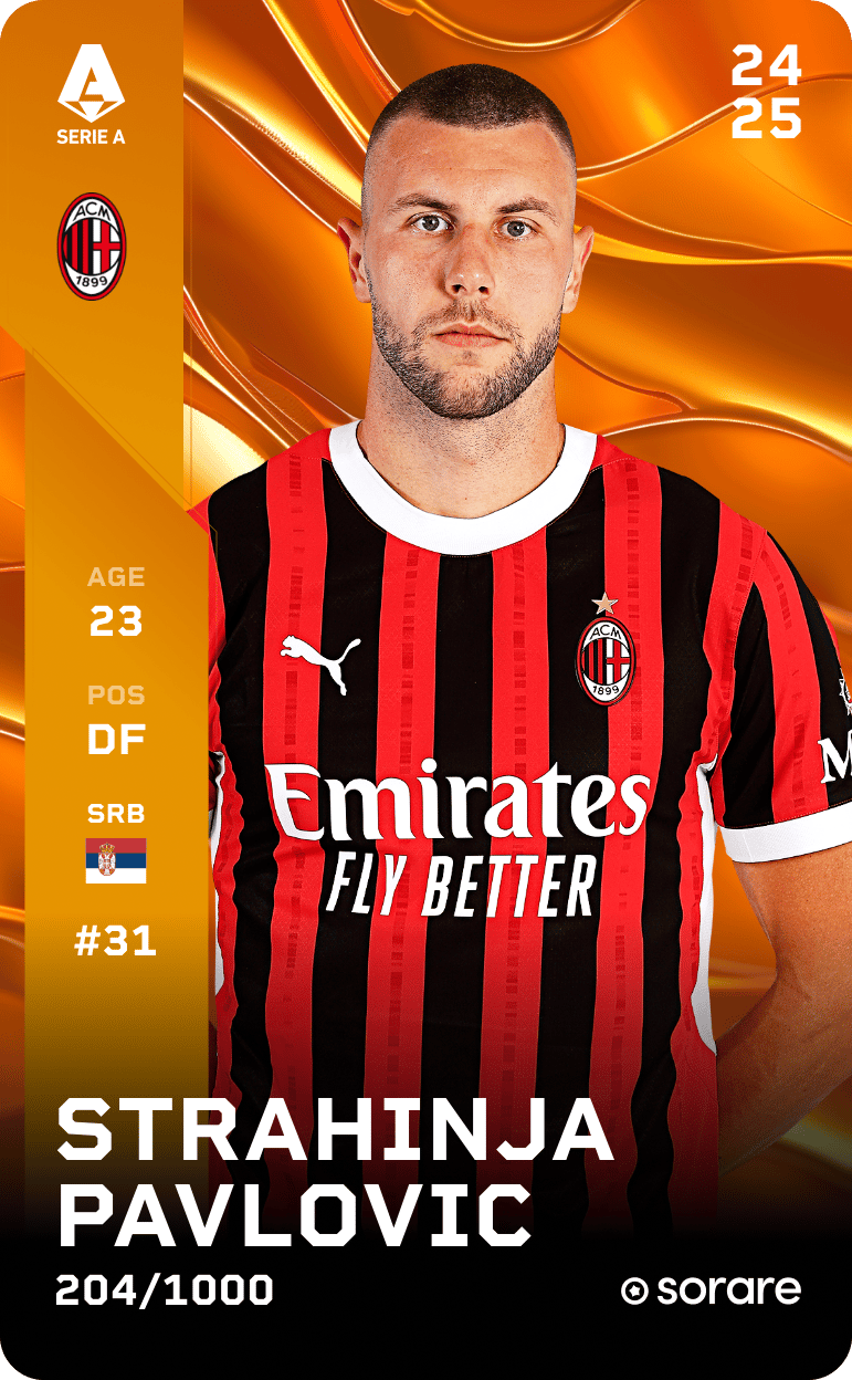 Strahinja Pavlović 2024-25 • Limited 204/1000