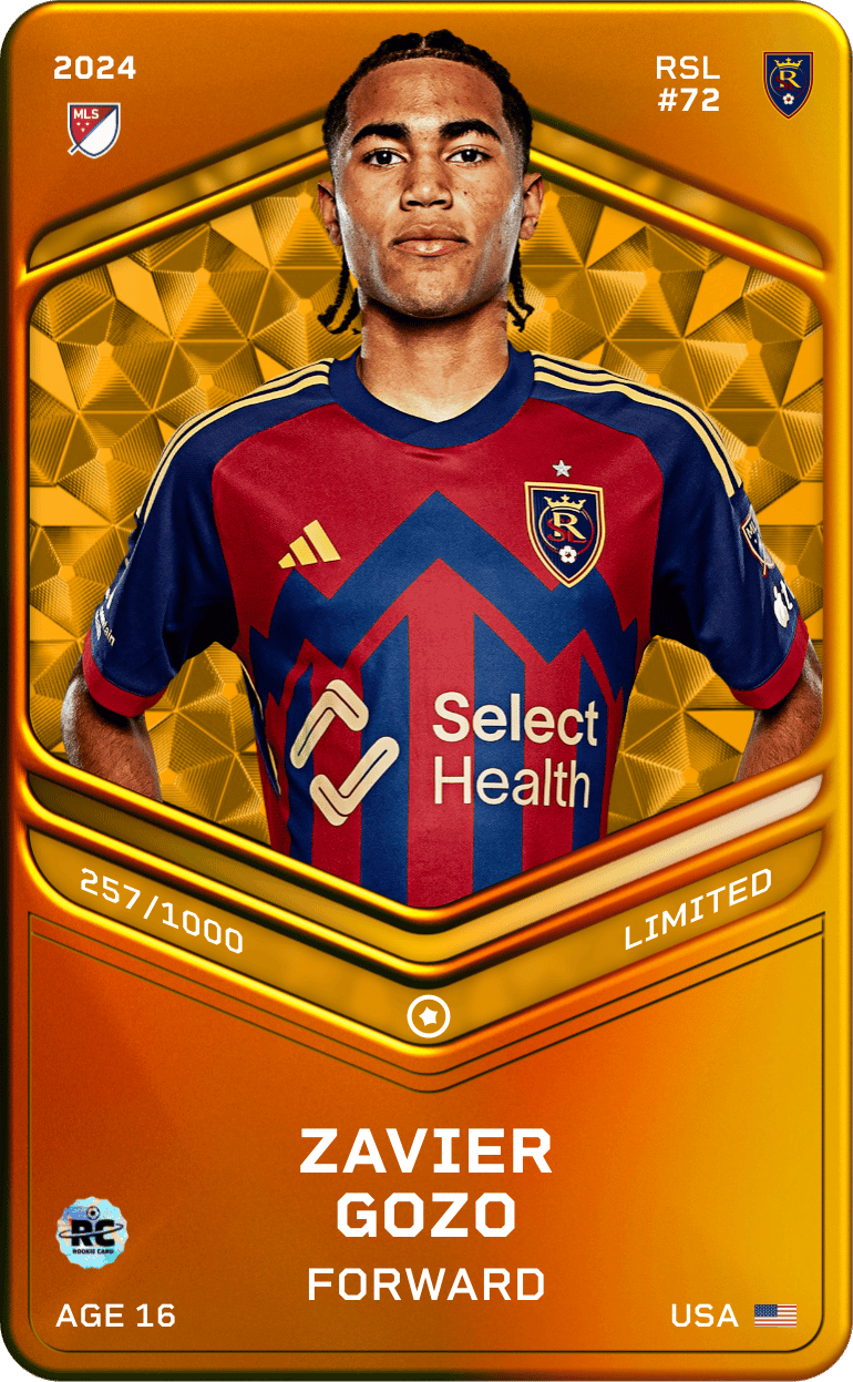 Zavier Gozo 2024-25 • Limited 257/1000