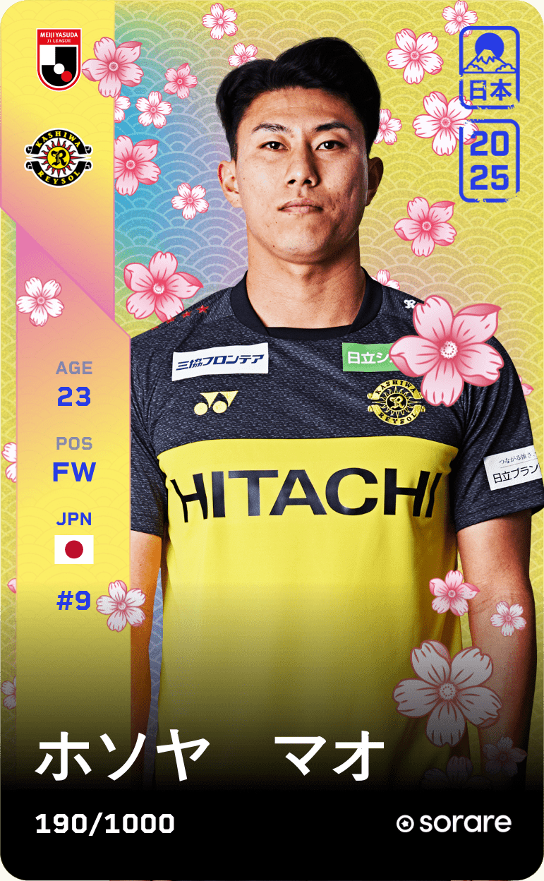 Mao Hosoya 2025-26 • Limited 190/1000