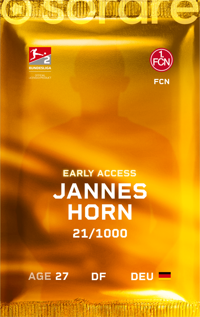Jannes Horn 2024-25 • Limited 21/1000