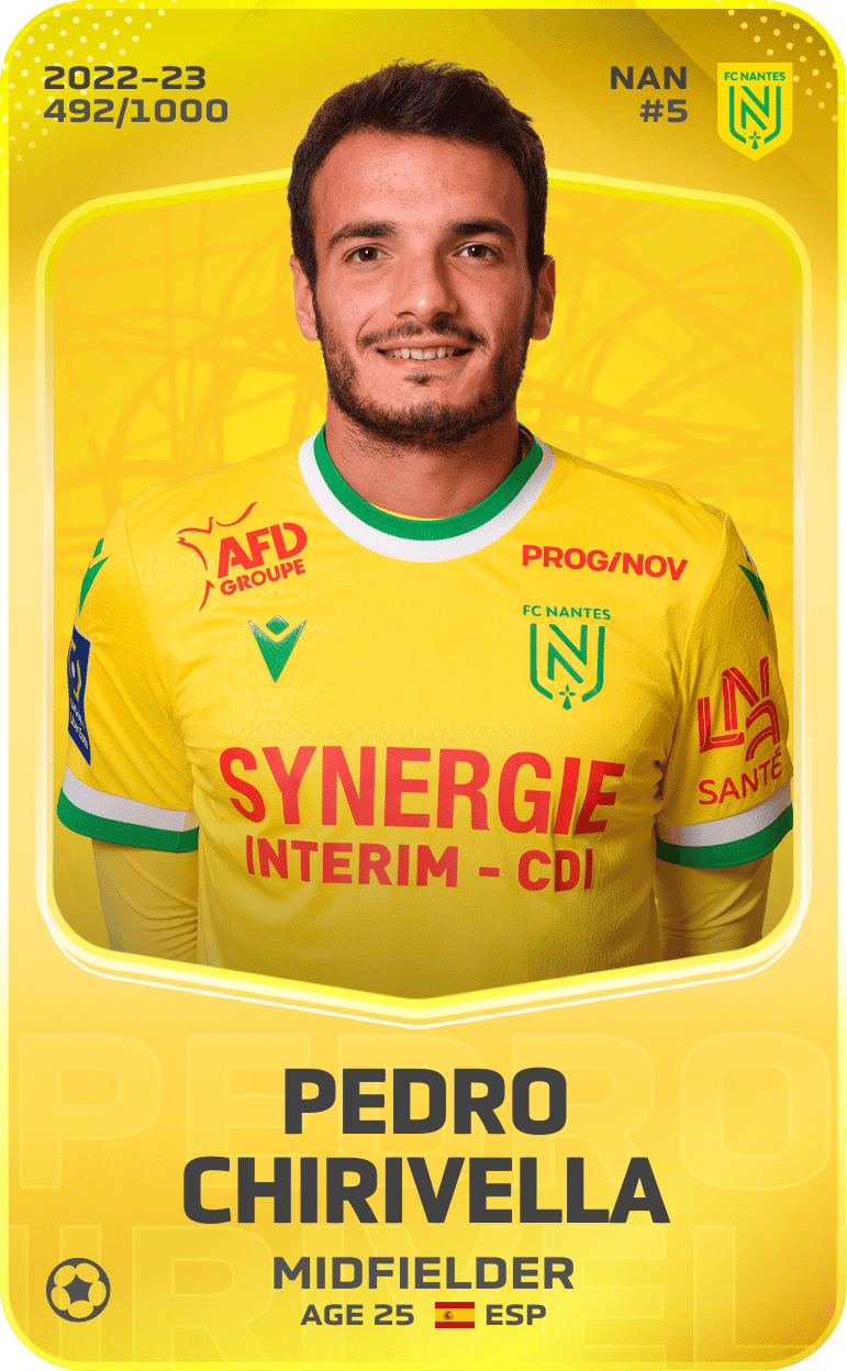 Pedro Chirivella 2022-23 • Limited 492/1000