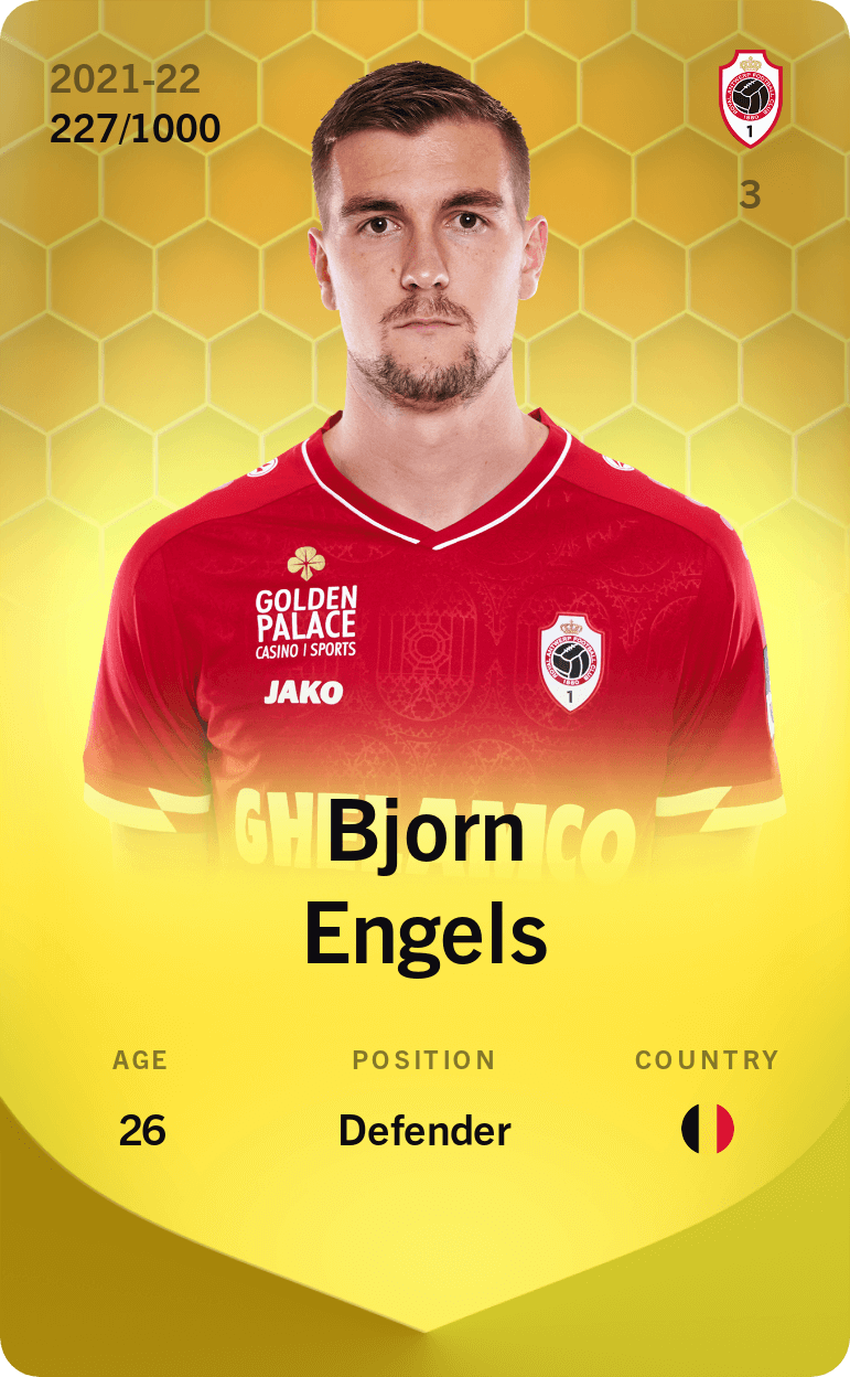 Bjorn Engels 2021-22 • Limited 227/1000