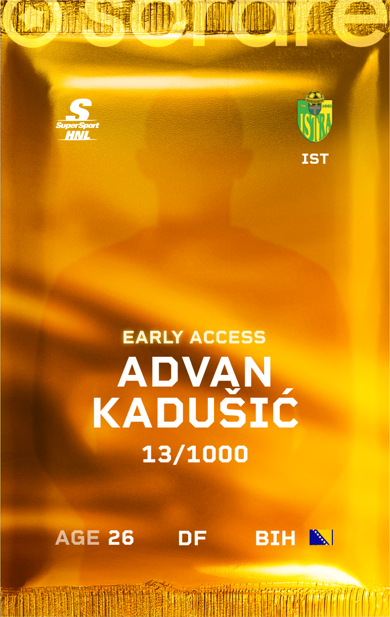 Advan Kadušić 2024-25 • Limited 13/1000