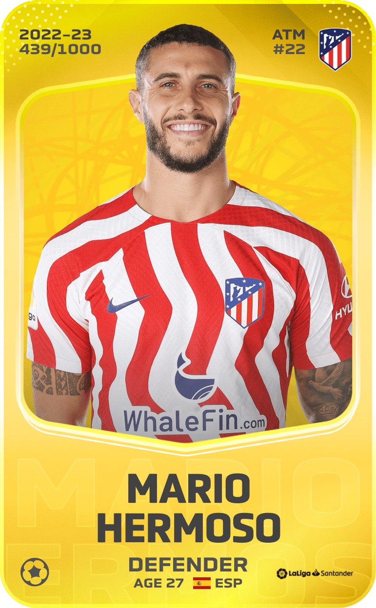 Mario Hermoso 2022-23 • Limited 439/1000