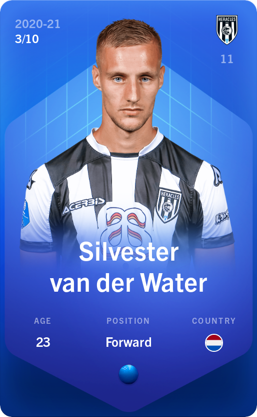 Sorare - Sorare Official - Silvester van der Water 2020-21 • Super Rare 3/10 - NFT # 30775881244382190218934042215564787487362230392981373084989193831645631551611