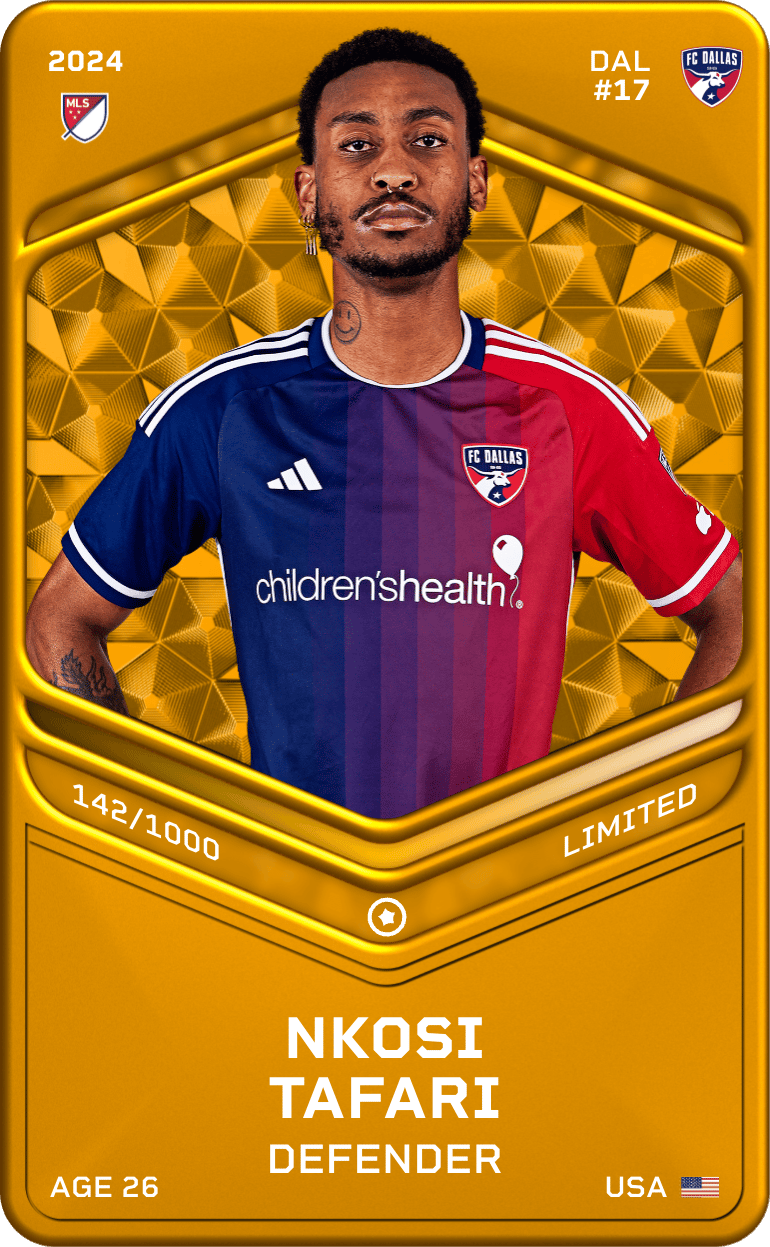 Nkosi Tafari 2024-25 • Limited 142/1000