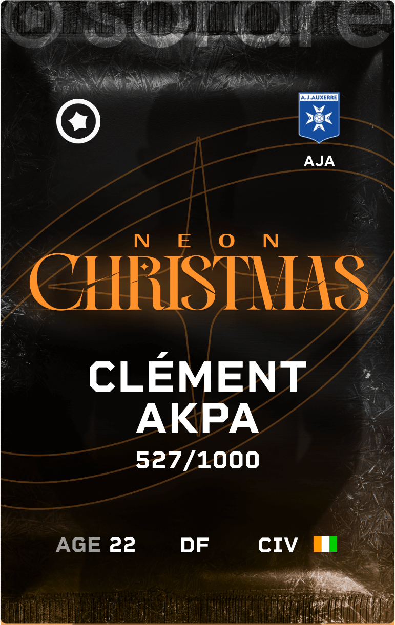 Clément Akpa 2024-25 • Limited 527/1000