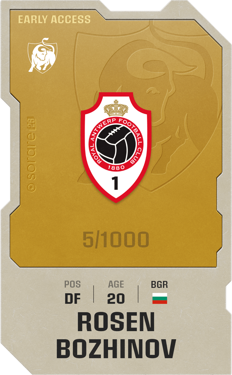 Rosen Bozhinov 2025-26 • Limited 5/1000