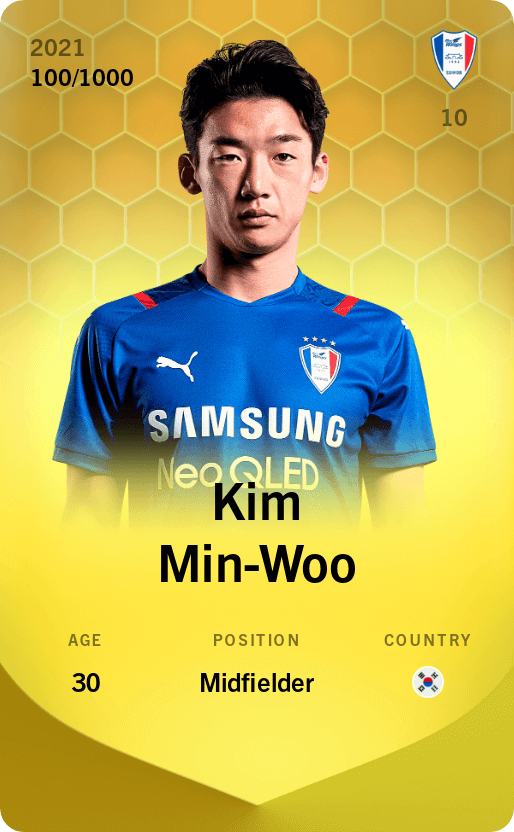 Kim Min-Woo 2021-22 • Limited 100/1000