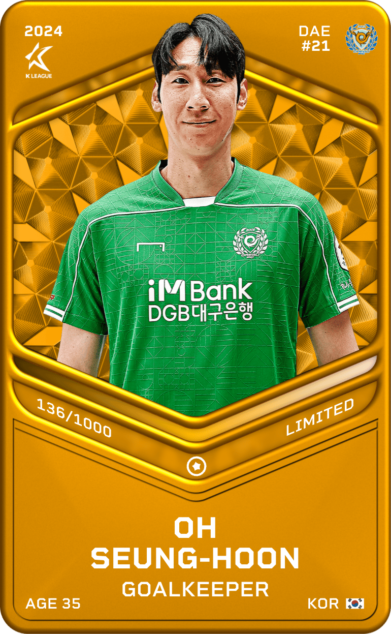 Oh Seung-Hoon 2024-25 • Limited 136/1000