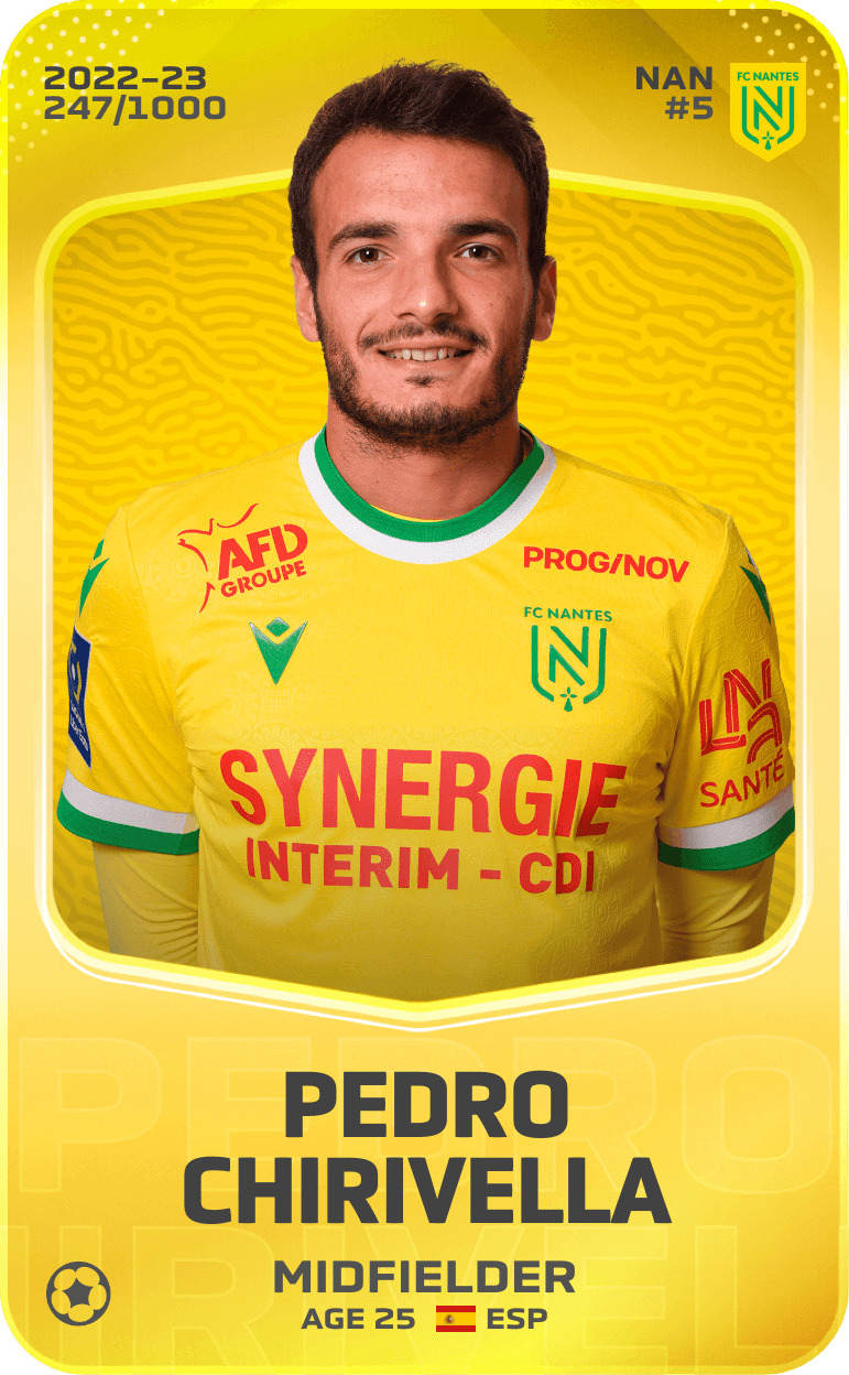Pedro Chirivella 2022-23 • Limited 247/1000
