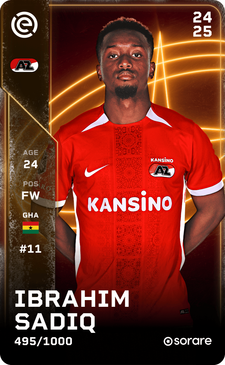 Ibrahim Sadiq 2024-25 • Limited 495/1000