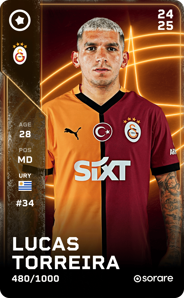 Lucas Torreira 2024-25 • Limited 480/1000
