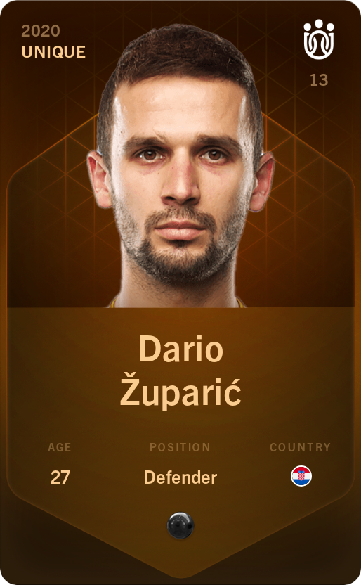 Sorare - Sorare Official - Dario Župarić 2020-21 • Unique - NFT # 32181478465802097786535641640326160541130931137263970423654955365075248666894